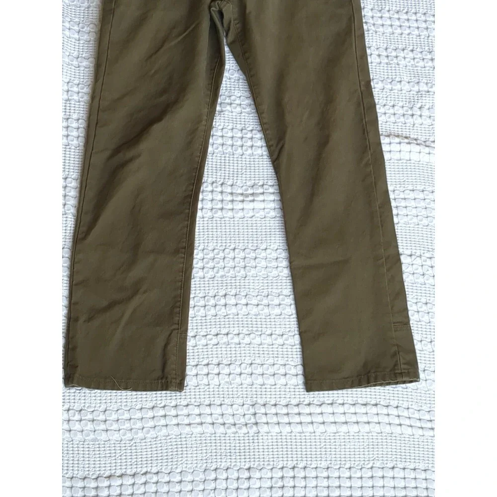 Filson Original Dry Tin Cloth 11.5 oz Pants Straight Leg Sz 30 Marsh Olive 32X29